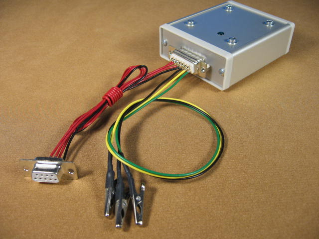 CABLE-S1UADB-PWRS232 connected to SER1CH-UA-DSUB DB15