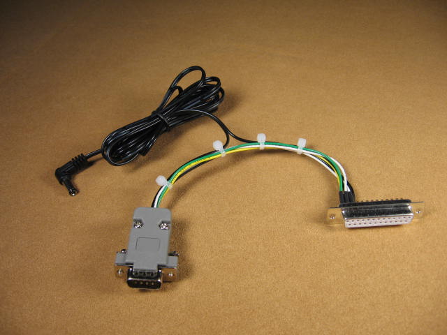 CABLE-USBGPS-DB9/25 for connecting Garmin GPS16X antenna and USBxCH A/D